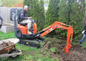 domestic digger hire